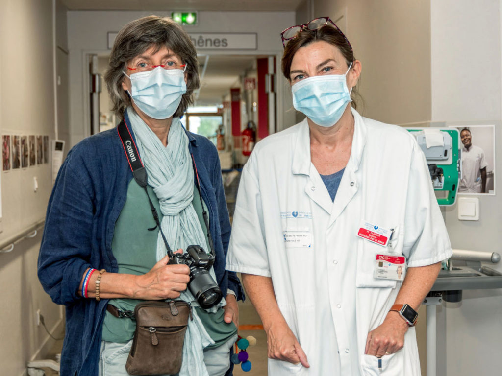 ©Laurence Dentinger. Valérie Hue et le Pr Sophie Dupont